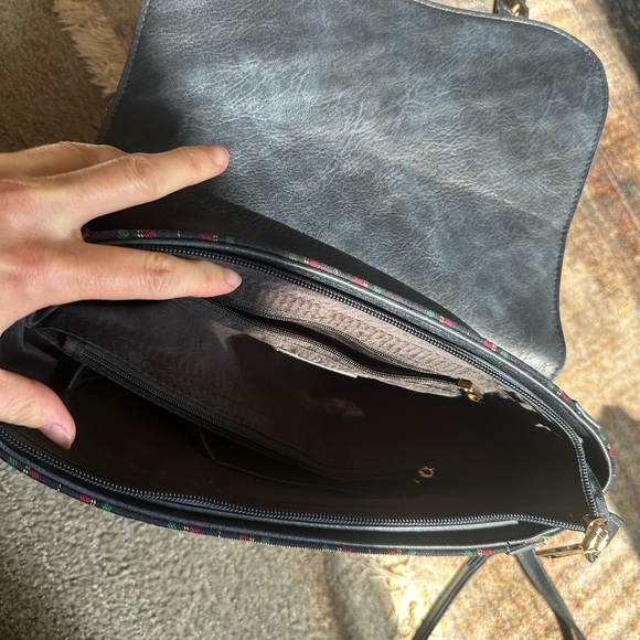 Banned Apparel Retro Vintage Purse Rockabilly Plaid Shoulder Bag Vegan - Picture 3 of 4